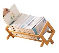 Organizador de escritorio para libros, organizador de escritorio de madera, para CD, diarios, documentos, libros, dormitorio, oficina, sala de estar, aula, biblioteca, escuela