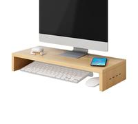 Organizador De Escritorio - Presente De Impresora Para La Oficina En Casa | Estacionador Organizador De Ventilación Con Monitor Booster Electronics Riser & Space Saving Sencillo Para Establecer Para I