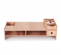 organizador de escritorio,soporte para computadora portátil para escritorio | Soporte para monitor,soporte para monitor portátil,soporte para pantalla de ordenador,estante moderno para escritorio