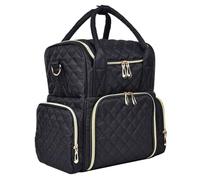 Organizador de Esmalte de uñas con Capacidad para 48 Botellas, Bolsa de uñas con múltiples Bolsillos y Cierre de Cremallera, Organizador de Almacenamiento Multiusos portátil e Impermeable