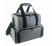 Organizador de esmalte de uñas de viaje: bolsa de almacenamiento compacta para lámparas de uñas, herramientas y botellas | 80 Caso de organizador de manicura de tragamonedas, kit de viaje de tecnologí