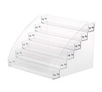 Organizador de esmalte de uñas, soporte para pintalabios, acrílico transparente, perfecto para la tinta de tatuaje, esmalte de uñas y otras cosas para organizar y mostrar (#5(6 flores)