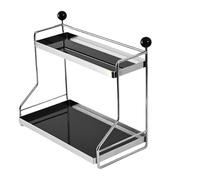 Organizador de estación de café - Bandeja de encimera de cocina, soporte de taza de café | Organizador lindo del estante de encimera de cocina, almacenamiento de condimentos de café, soporte de taza