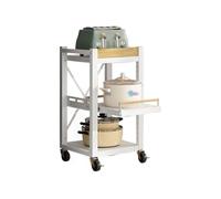 Organizador de estante de cocina extraíble ajustable, fácil de mover con rodamiento de carga estable para un mejor almacenamiento en la cocina y la sala de estar