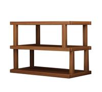 Organizador de estantería de escritorio, adecuado for la oficina en casa, soporte de exhibición de escritorio resistente, se puede usar for almacenar libros(Second floor,19.6in)