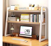 Organizador de estantería de escritorio: soporte para estante de escritorio, revistero/estante de escritorio, estante de almacenamiento de escritorio, estante para computadora de dormitorio, estante