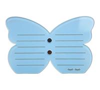 Organizador de extensiones de pestañas acrílicas, con forma de mariposa, soporte de extensión de pestañas, paleta de pestañas para salones de belleza