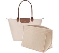 Organizador de fieltro para bolso Longchamp Le Pliage L, beige, L