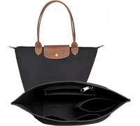 Organizador de fieltro para bolso Longchamp Le Pliage L, negro, L