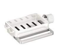 Organizador de fregadero de cocina para baño, soporte de esponja, apto para trapos sin desorden, lo que te permite almacenar estropajos (blanco)