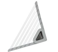 Organizador de fregadero de esquina, bastidores de secado triangulares | Deslizador roll-up dispensador de bañera de cesta de ahorro de espacio para granja de cocina 'apartament