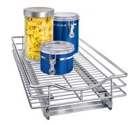 Organizador de gabinete extra ble LYNK PROFESSIONAL de 11 x 21 pulgadas - Cajones deslizables para gabinetes de cocina - Estantes de despensa des