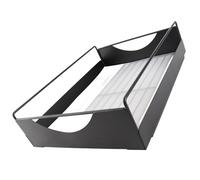 Organizador de Gabinete Extraíble, sin Tornillos, sin Taladro, Cesta Deslizante Suave de Acero Al Carbono con Instalación Adhesiva para Gabinete Profundo (Tamaño Grande 3,8x7,8 cm)