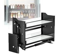 Organizador De Gabinetes Desplegables: Estantes Desplegables Para Gabinetes De Cocina De 2 Niveles, Ahorrador De Espacio, Estantes Desplegables Para Gabinetes Altos Colg,One Color,Cabinet 500mm