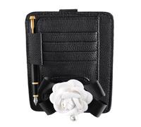 Organizador de gafas de sol para coche, con tarjeta de ticket, portátil con visor de múltiples bolsillos, soporte para gafas de sol para coches, todoterrenos, camiones y camiones, ,