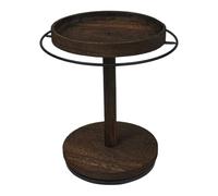 Organizador de gafas de sol, soporte giratorio de 360 grados con bandeja y base, estante de exhibición de gafas de madera para dormitorio, escritorio, mesita de noche, llaves, collar de joyería