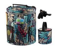 Organizador de ganchillo - Bolsa extensible - Bolsa portátil de tela Oxford para ganchillo, dispensador de hilo, accesorios para tejer, Atributo único, Refer to description, Unisex