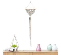 Organizador De Gancho Macrame - Bolsillo De Plantador De Pared Suave, Soporte De Maceta Bohemia Decorativo | Puerta De Pantalla De Flores De Murciélago, Organizador Decorativo Mon