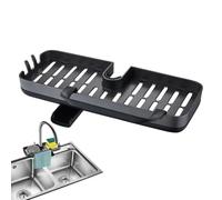 Organizador de grifo de cocina, bandeja de organización, bandeja de drenaje para fregadero de cocina, diseñada para mejorar la organización de tu hogar proporcionando un espacio dedicado para cepillos