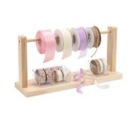 Organizador de habitación creativa, expositor de madera de 40 cm con | Expositor para cinta de embalaje para casa, dormitorio, habitación Hobby, floristería, oficina, costura, hilo, Fet