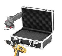 Organizador de herramientas de aluminio - Caja de transporte compacta, soporte de engranajes | Estuche de almacenamiento duradero para equipos de medición, organizador de metales pesados para