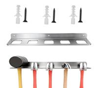 Organizador De Herramientas De Pared - Soporte De Pared Para Garaje Con 5 Ranuras | Almacenamiento Para Destornilladores De Taller | para Cobertizo Taller Fábrica Hogar Alicate Destornillador Llave