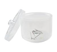 Organizador de herramientas de uñas, caja de manicura - Profesional Clear Doble Layer Manicure Caso de manicura,Organizador de almacenamiento portátil sin deslizamiento para el salón de uñas en el hog