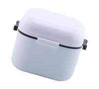 Organizador de herramientas desinfectante para uñas, estuche de almacenamiento para brocas, diseño higiénico, fácil de llevar, portátil, estuche esterilizador de brocas de manicura