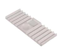 Organizador de herramientas para uñas - Soporte para cepillos finales de 19,6 x 8 x 1 cm, estante de almacenamiento compacto de PP | Bandeja antideslizante para cepillos de uñas para mujeres, principi