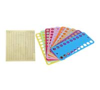 Organizador de hilo de bordar de 20 piezas, soporte de hilo de punto de cruz, organizador de hilo, soporte de tarjetas con señal digital de 1 pieza