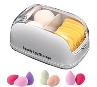 Organizador de huevos de belleza, estuche para huevos de belleza | Estuche portátil para organizador de huevos de belleza - Estuche mezclador de maquillaje multifuncional, caja de almacenamiento de
