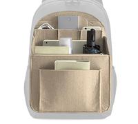 Organizador de inserción de mochila - Divisor de bolso compacto, de forro de tote plegable | Nivel de almacenamiento interno funcional para equipo de viaje, accesorio para