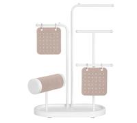 Organizador de joyas Collar de hierro organizador joyas multifuncional | Soporte for pulsera de reloj.