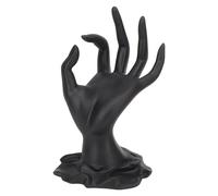 Organizador de joyas con forma de mano OK Gesture, soporte de exhibición moderno y elegante de poliresina para la presentación de joyas en e