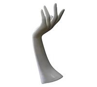 Organizador de Joyas Decorativo con Forma de Mano de Maniquí Femenino para Exhibir en La Encimera del Hogar.