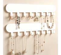 Organizador de Joyas para Colgar en Pared,2 Piezas Colgador de Collares