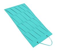 Organizador de Joyas para Colgar en Pared de Fieltro para Niñas | Soporte para Collares y Diademas, Bolsillo Portátil, Navidad y Día Infantil, Ahorro de Espacio