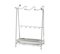 Organizador de joyas, soporte para relojes, gran capacidad, bandeja desmontable para escritorio, pulsera, collar, almacenamiento para el hogar, tocador, tienda