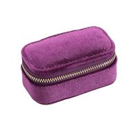 Organizador de joyería pequeño portátil, expositor anillo, pendiente, viaje, Mini caja regalo Simple, cajas, pendientes, collar, accesorios, 1 Uds Para Viajes Y Vacaciones(Purple)