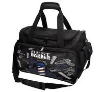 Organizador De Kit De Herramientas De Peluquero - Bolso De Hombro Para Salón De 40x23x27 Cm, Kit De Cosméticos De Peluquería De Gran Capacidad | Tijeras Clippers Spray Lápiz Labial Sombra De Ojos Bols