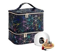 Organizador de kit de uñas | Estuche de esmalte de uñas | Estuche de transporte para barniz, bolsa para esmalte de asa, organizador de gel para uñas, bolsa de almacenamiento para barniz, estuche de