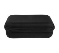 Organizador de Kits para Diabéticos Doble Capa Eva, Negro | Estuche Portátil para Viaje y Trabajo, Divisor Ajustable, Correas Elásticas, Tapa Transparente