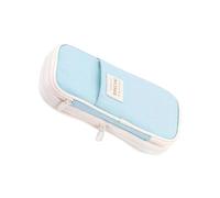 Organizador de lápices de diseño coreano simple con gran almacenamiento para suministros escolares y de oficina, estuche para bolígrafos, marcadores, herramientas de arte, estilos coreanos, bolsa para