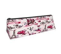 Organizador de lápices triangular grande con cremallera, bonito estuche para lápices para niños., color, 5.0cm*10.5cm*20.5cm, Estuche para lápices