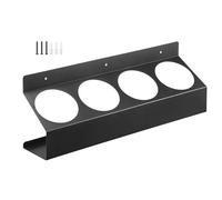 Organizador de latas de aerosol - Soporte de soporte de pared de acero, contenedor para contenedores de líquidos, gancho de botella de carga pesada | Estación de montaje de líquidos