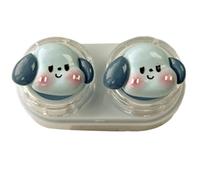 Organizador de lentes con diseño abierto deslizante, funda protectora para viajes, esencial con herramienta de extracción de lentes, estuche de viaje