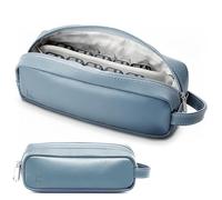 Organizador de lentes de contacto diario desechable, portátil, compacto, estuche de viaje para lentes de contacto, dispensador desechable de cuero impermeable, estuche para lentes de contacto con