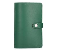 Organizador de libros de ahorro de dinero en efectivo de gran capacidad con 50 hojas de piel sintética duradera para ahorrar dinero, bolsillos transparentes para bolsillo de niños, impermeable, color