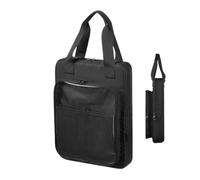 Organizador de libros para colorear, funda protectora para libros | Porta libro portátil con ventana transparente | Bolsa negra para libros, accesorios escolares reutilizables para niñas