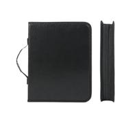 Organizador de llaves - Estuche de almacenamiento impermeable ignífugo, carpeta de llaves de 54 posiciones con asa para banquero, hotel, ejecutivo, propietario, administrador de propiedad, ventas